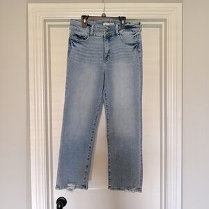 BKE Parker High Rise Cropped Straight Jean